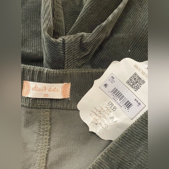Altar'd State Corduroy Flare Bell Bottom Raw Hem Jeans‎ Size 30 - Picture 9 of 11